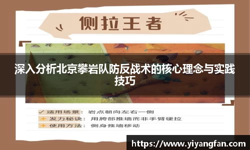 深入分析北京攀岩队防反战术的核心理念与实践技巧